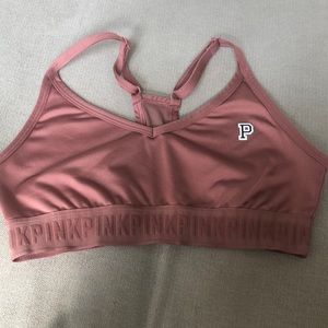 Mauve PINK sports bra